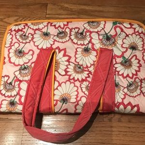 New quilted travel bag with tags